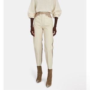 AGOLDE 90s Pinch Waist Recycled Leather Pants Sz 30